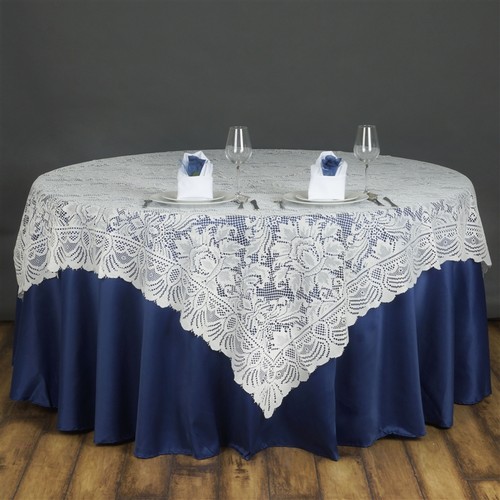 Ivory lace 72x72 - ivory,